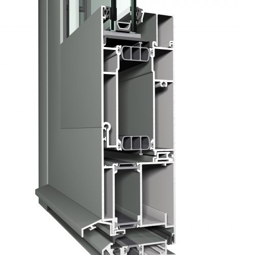 CS77_door_inward opening_Floorprofile+Vent_detail